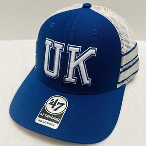 '47 Brand Kentucky Wildcats Vintage‎ Trucker Snapback Hat Adjustable Blue